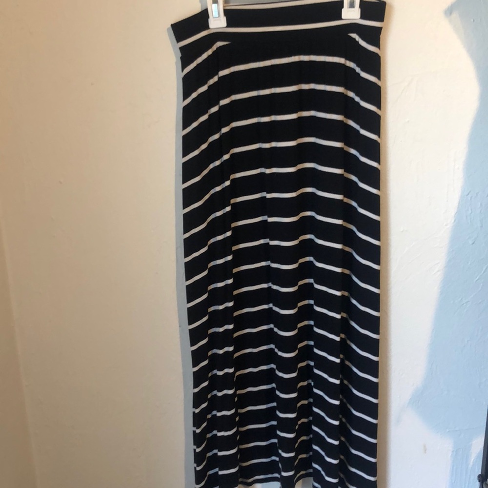 Striped Maxi Skirt